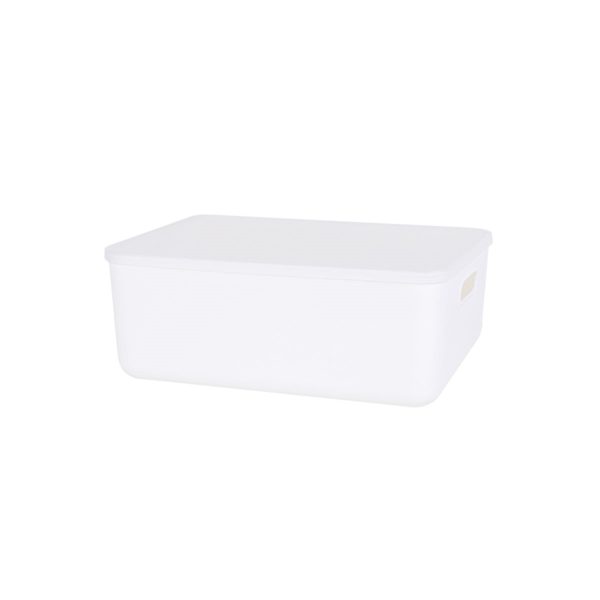 Easy Pull Storage Bin with Lid - Dust-Proof & Convenient Access