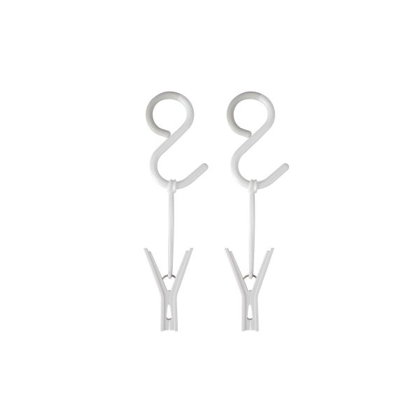 Anti-drop S-shaped Hook With Clip (2 Pcs)