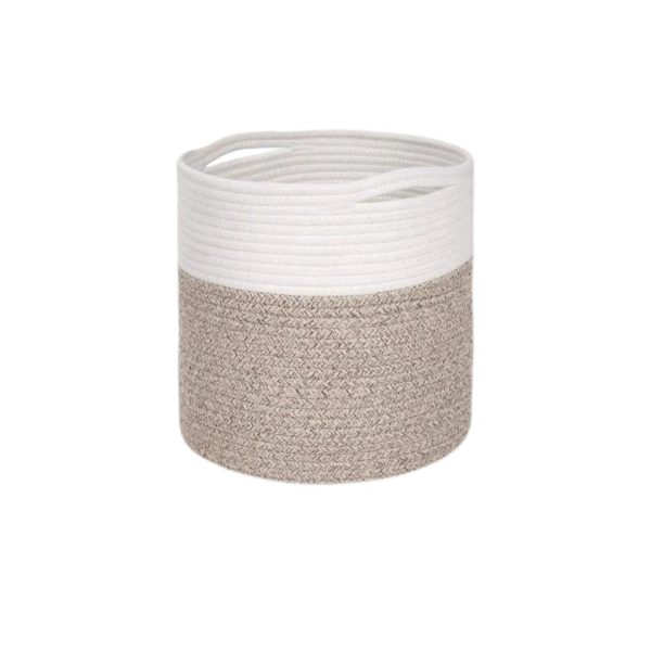 3 Pc Cotton Braided Storage Baskets