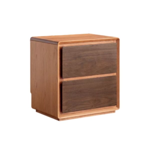 Jiro Cherry Wood Bedside Table