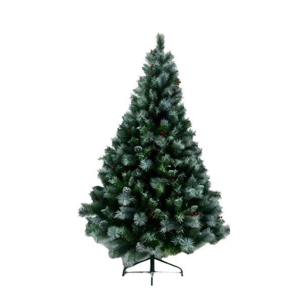 Pine Christmas Tree With White Frost