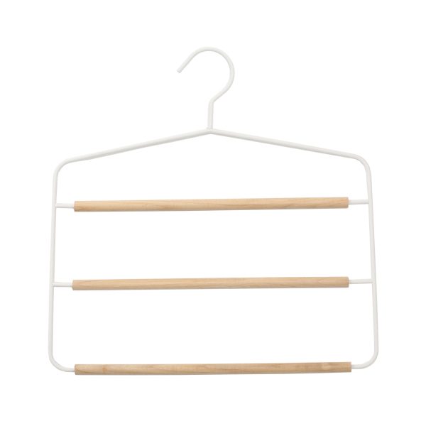 Scandi Wooden 3-Tier Pants Hanger