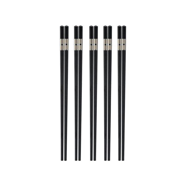 Classic Black Chopsticks (5 Pairs)