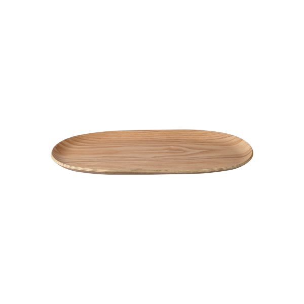 Oval Ash Wood Serving Plate