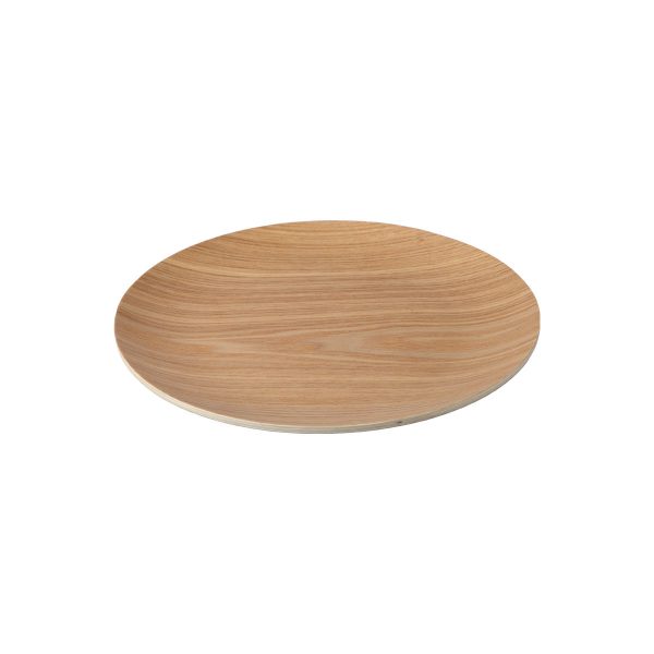 Round Ash Wood Serving Plate