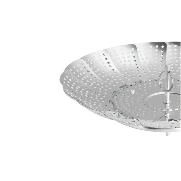 Expandable Stainless Steel Steamer Basket - Adjustable Vegetable Steamer for Large Pots