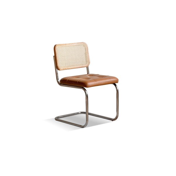 Paige Rattan Upholstered Dining Chair