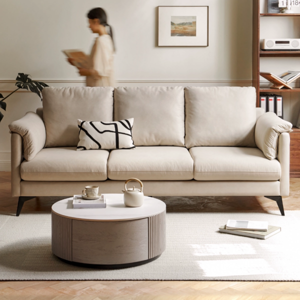 Aiden 3 Seater Pet-Friendly Sofa with Durable Fabric