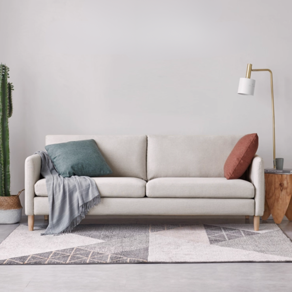 Alyssa 3 Seater Fabric Sofa