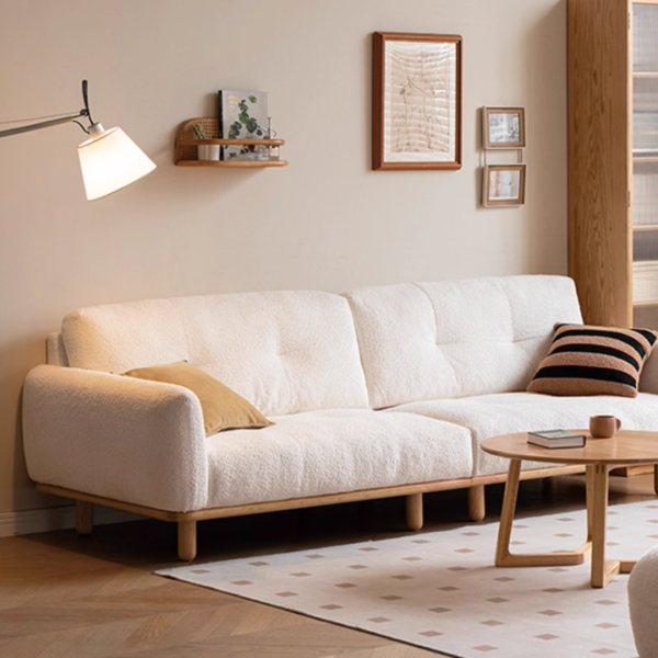 Ayako Boucle Fabric Sofa