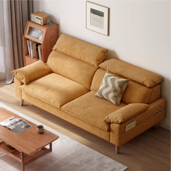 Kiiro 3 Seater Fabric Sofa