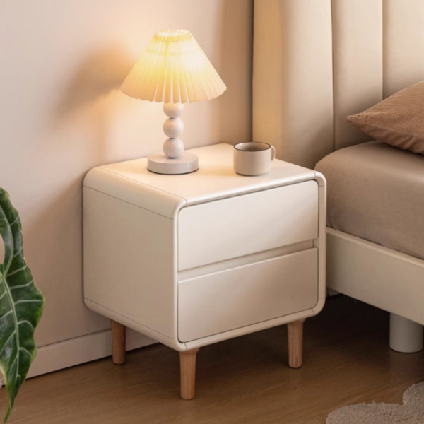 Modori Solid Wood Bedside Table