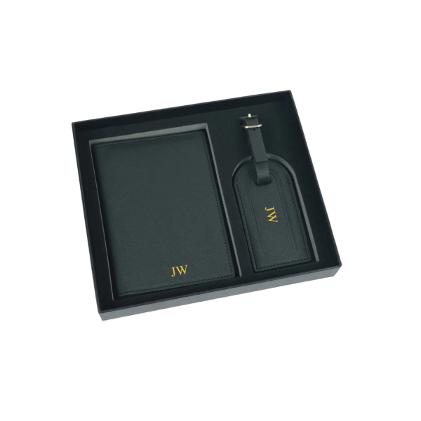 Saffiano Passport Holder & Luggage Tag