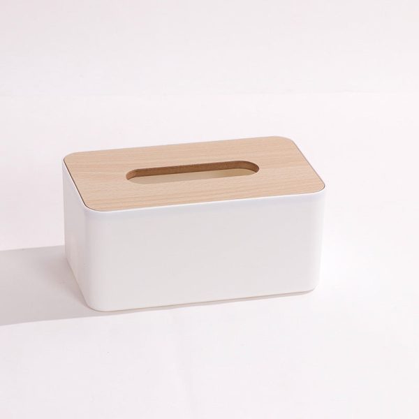 Bamboo Lid Tissue Box