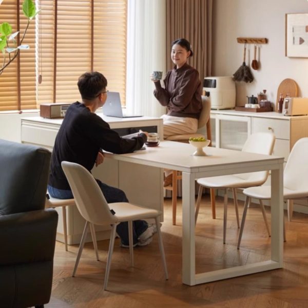 Laurel Sintered Stone Island And Extendable Dining Table