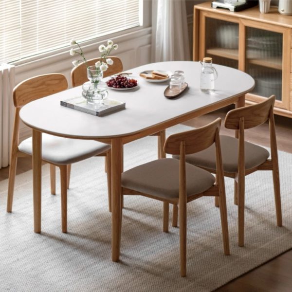 Chloe Oval Sintered Stone Dining Table